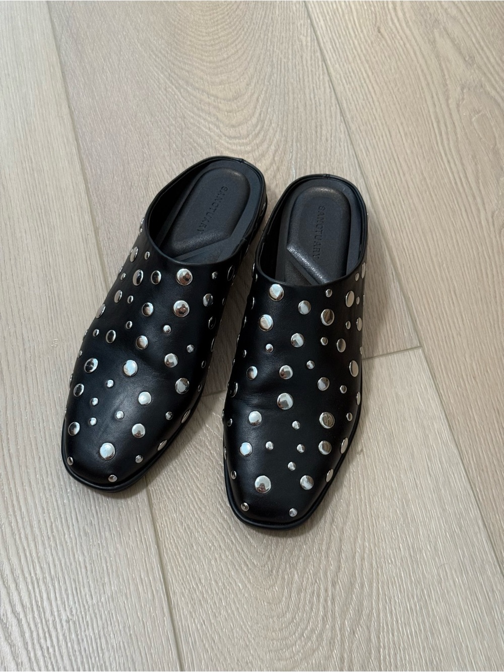 Sanctuary Bari Studs Mule in Black